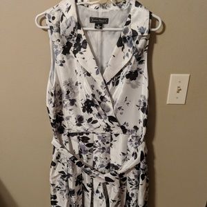 Ivory & Black Cocktail Dress